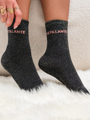 Chaussettes "Petillante" - Noir