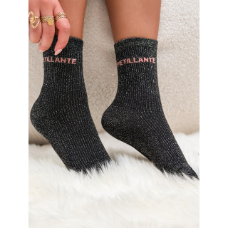 Chaussettes "Petillante" - Noir