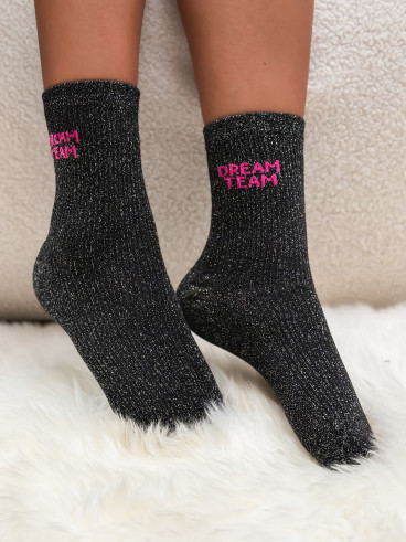 Chaussettes "Dream team" - Noir