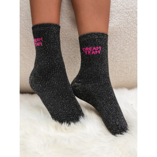 Chaussettes "Dream team" - Noir