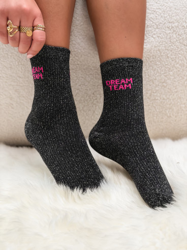 Chaussettes "Dream team" - Noir