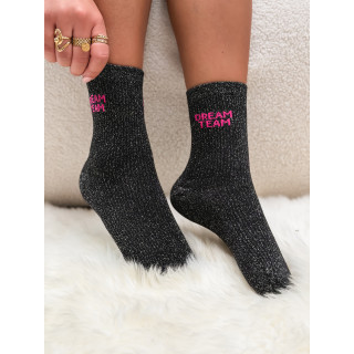 Chaussettes "Dream team" - Noir