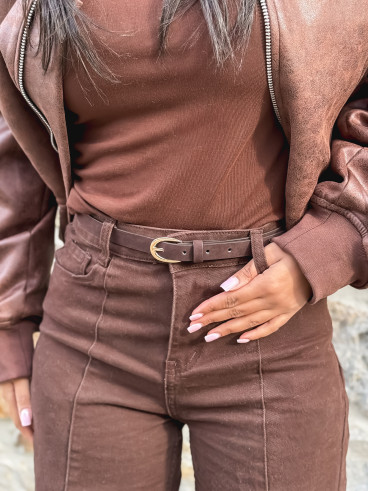 Ceinture Félicia - Chocolat