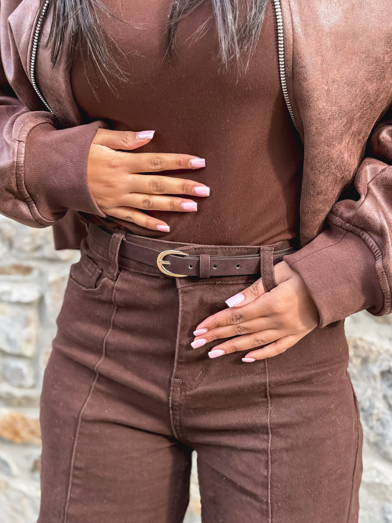 Ceinture Félicia - Chocolat Ceinture Félicia - Chocolat