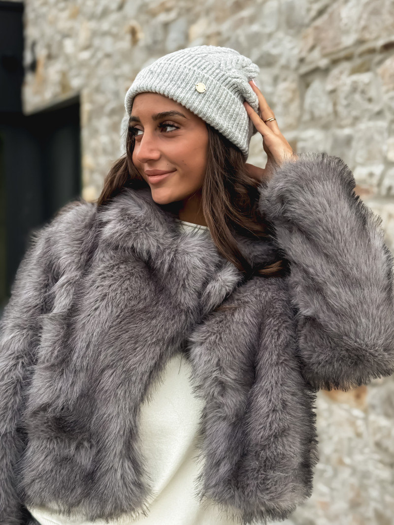 Bonnet Micha - Gris clair Bonnet Micha - Gris clair