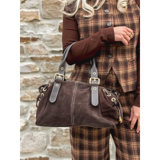 Sac en daim Lysis - Chocolat