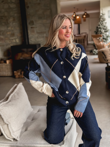 Gilet Oriana - Bleu marine Gilet Oriana - Bleu marine