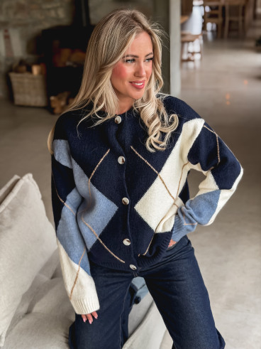 Gilet Oriana - Bleu marine Gilet Oriana - Bleu marine