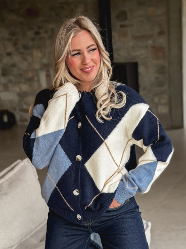 Gilet Oriana - Bleu marine Gilet Oriana - Bleu marine