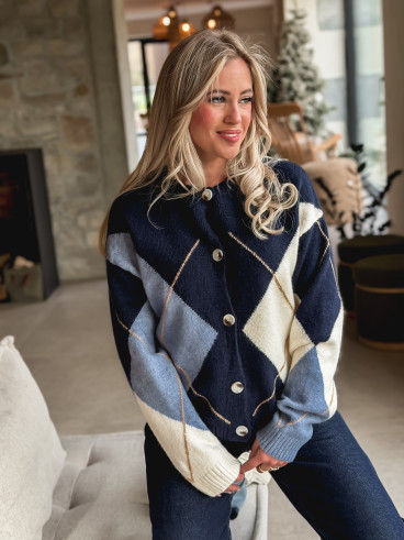 Gilet Oriana - Bleu marine Gilet Oriana - Bleu marine