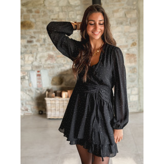 Robe courte Adrianna - Noir