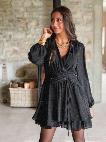 Robe courte Adrianna - Noir Robe courte Adrianna - Noir