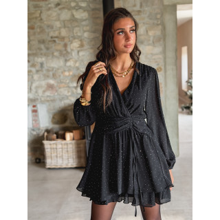Robe courte Adrianna - Noir