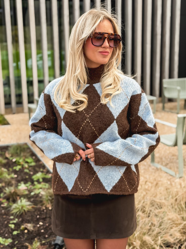 Pull Verginia - Bleu ciel Pull Verginia - Bleu ciel