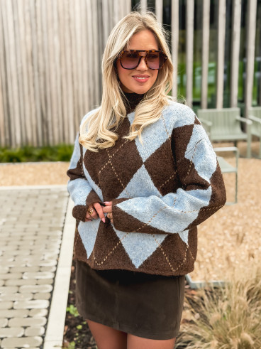 Pull Verginia - Bleu ciel Pull Verginia - Bleu ciel