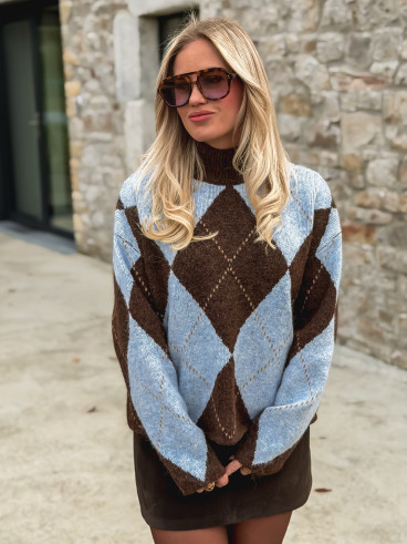 Pull Verginia - Bleu ciel Pull Verginia - Bleu ciel