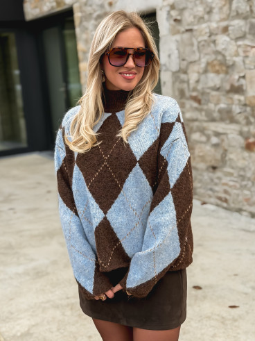 Pull Verginia - Bleu ciel Pull Verginia - Bleu ciel