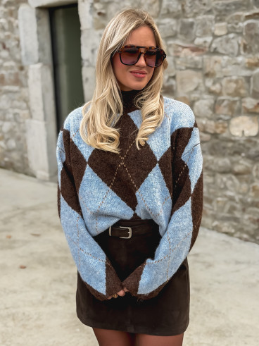 Pull Verginia - Bleu ciel Pull Verginia - Bleu ciel