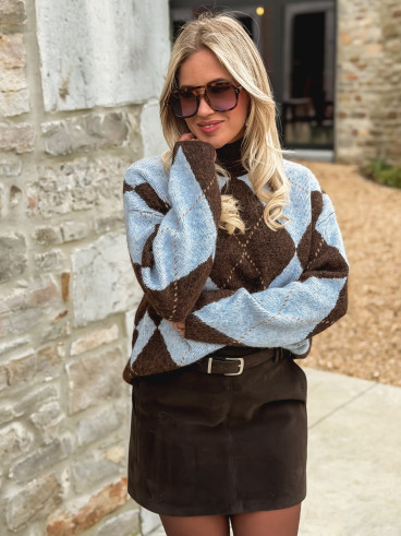 Pull Verginia - Bleu ciel Pull Verginia - Bleu ciel