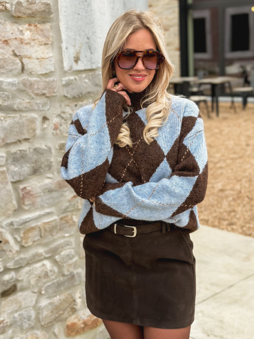 Pull Verginia - Bleu ciel Pull Verginia - Bleu ciel