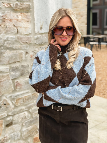 Pull Verginia - Bleu ciel Pull Verginia - Bleu ciel