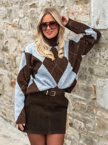 Pull Verginia - Bleu ciel Pull Verginia - Bleu ciel