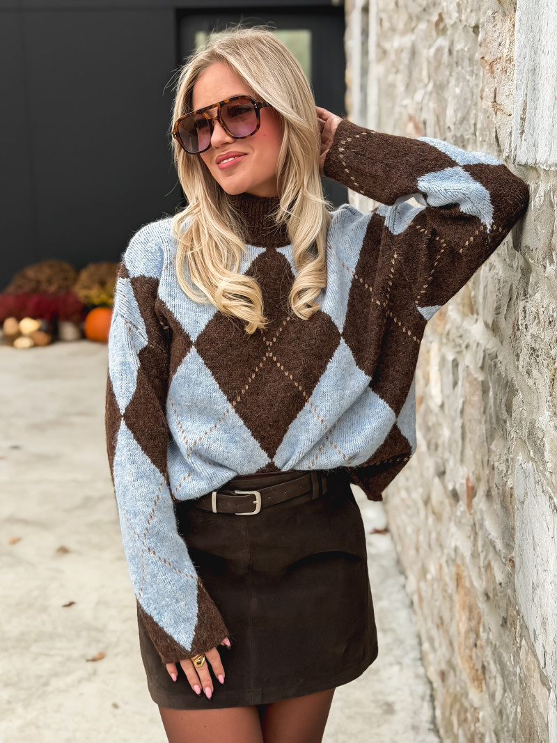 Pull Verginia - Bleu ciel Pull Verginia - Bleu ciel