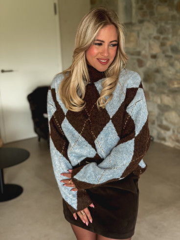 Pull Verginia - Bleu ciel Pull Verginia - Bleu ciel