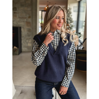 Pull Mahé - Bleu marine