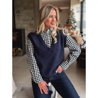 Pull Mahé - Bleu marine