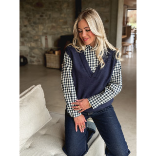 Pull Mahé - Bleu marine