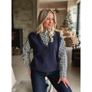 Pull Mahé - Bleu marine