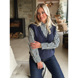 Pull Mahé - Bleu marine