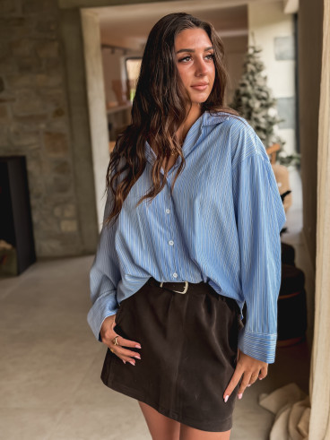 Chemise lignée Carima - Bleu Chemise lignée Carima - Bleu