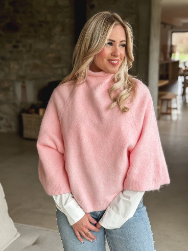 Pull Serife - Rose