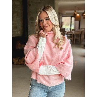 Pull Serife - Rose