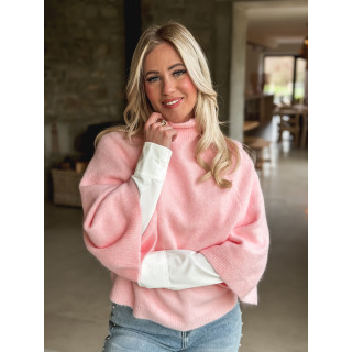 Pull Serife - Rose