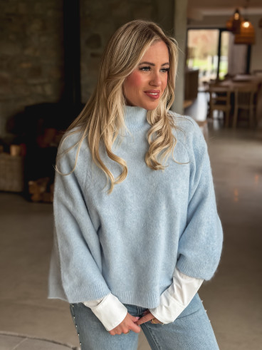 Pull Serife - Bleu ciel