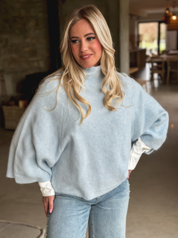 Pull Serife - Bleu ciel