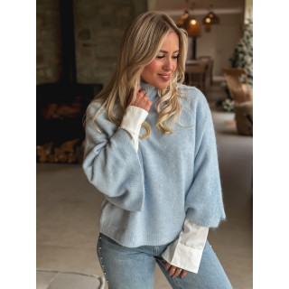 Pull Serife - Bleu ciel