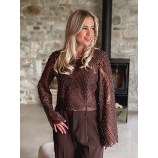 Blouse Loredanna - Chocolat