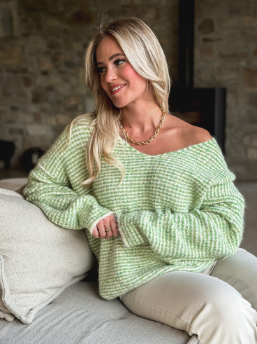 Pull Roxie - Vert Pull Roxie - Vert