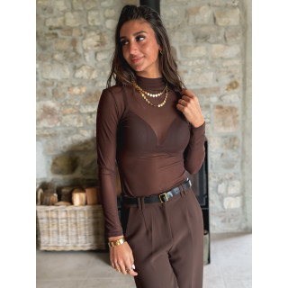 Blouse Lamia - Chocolat