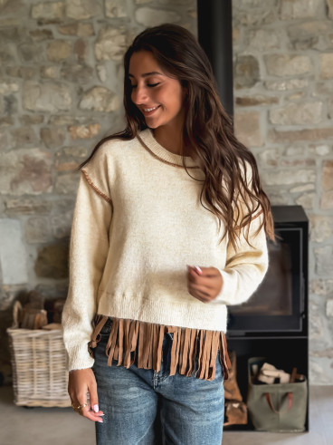 Pull Mayline - Crème