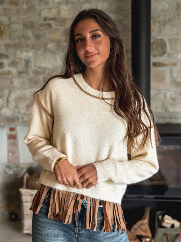 Pull Mayline - Crème