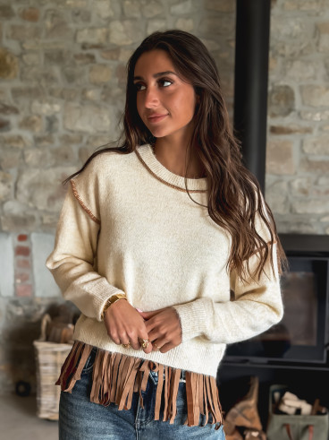 Pull Mayline - Crème