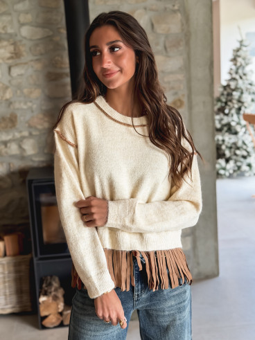 Pull Mayline - Crème