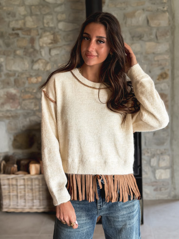 Pull Mayline - Crème