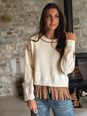 Pull Mayline - Crème