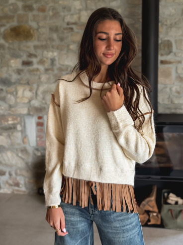 Pull Mayline - Crème